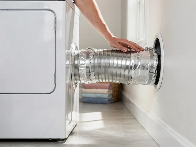 Professional dryer vent hose installation by Mead Valley Dryer Vent Cleaning in Mead Valley