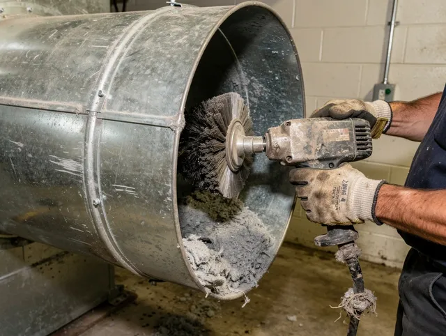 Industrial-grade dryer vent cleaning by Mead Valley Dryer Vent Cleaning in Mead Valley